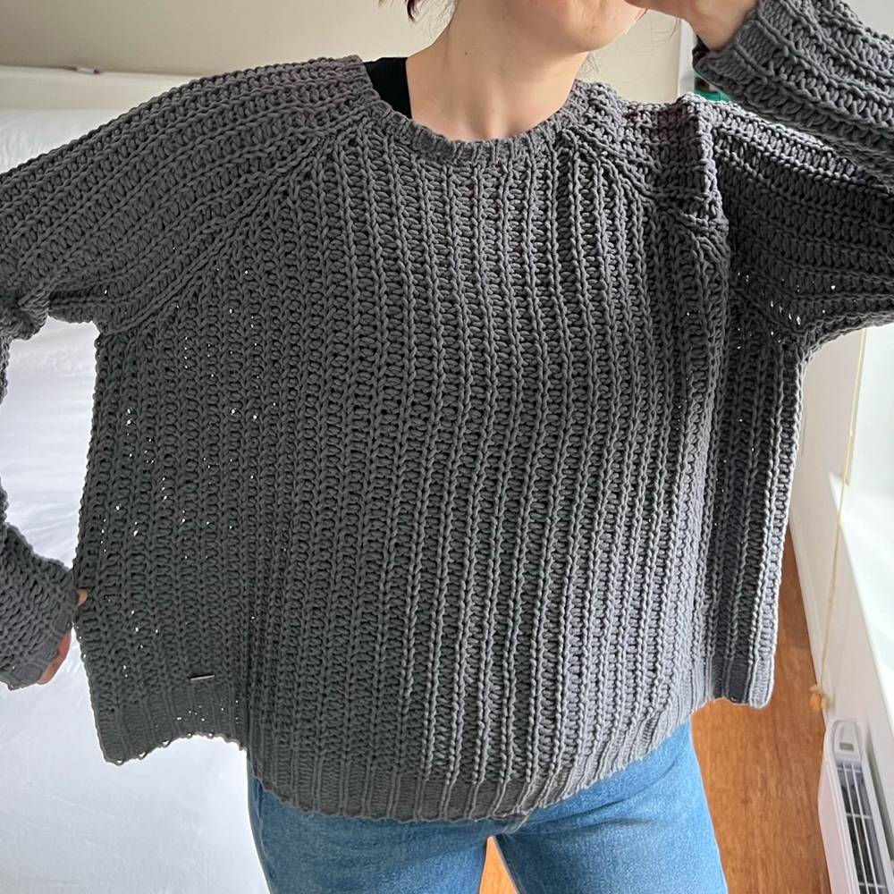 Abercrombie & Fitch Oversized Chenille Sweater